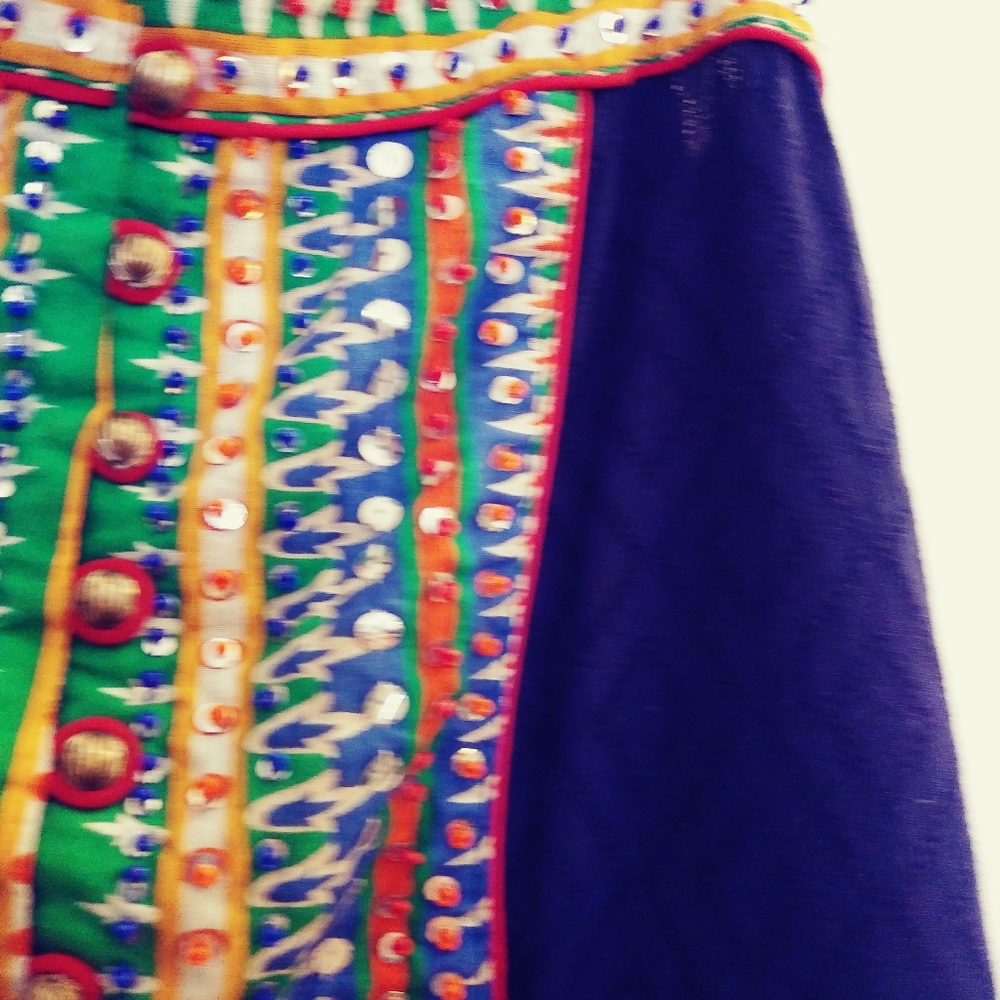 Nice Navy Blue Dress with Gorgeous Detail, Size M - Picture 9 of 9